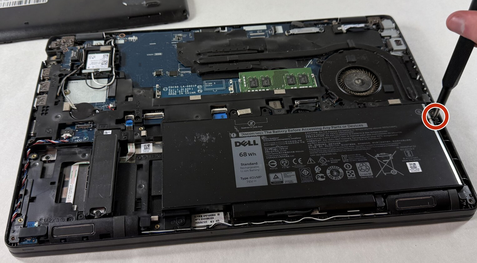 How to replace and fix DELL Latitude 5500 E5501 Precision 3540 3541 HDD Cable Hard disk drive (Latitude 5500)